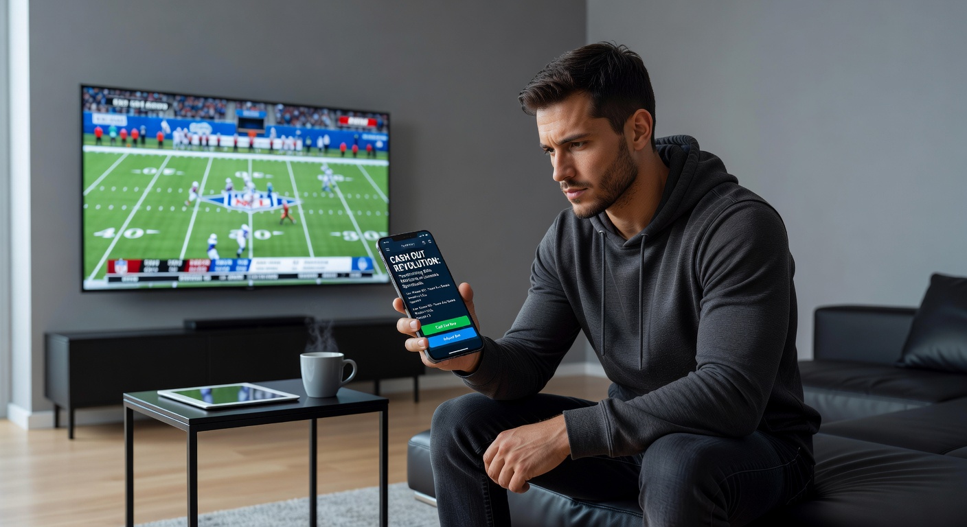 Schermafbeelding van een sportweddenschap met cash out knop tijdens een live voetbalwedstrijd op een Nederlands gelicenseerd platform