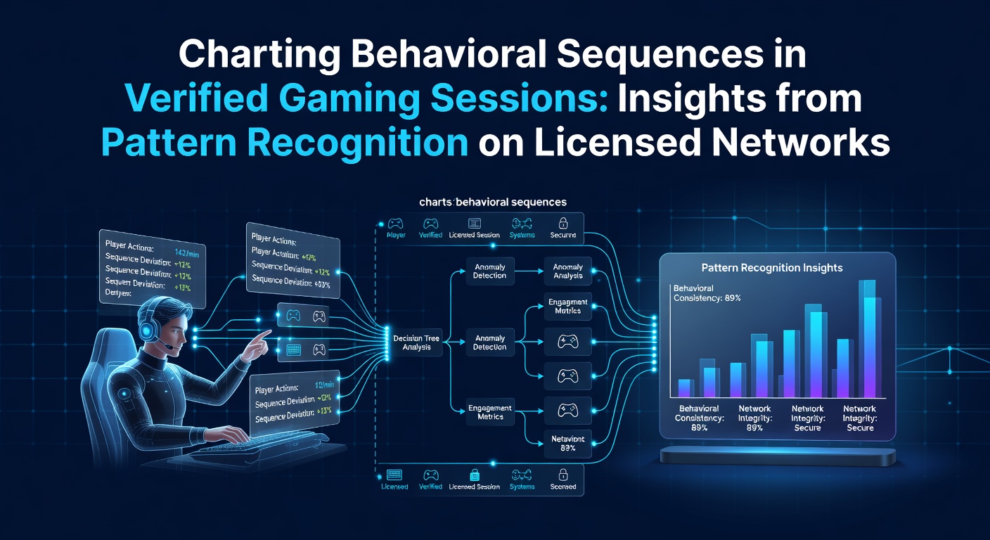 Overzicht van gedragssequenties en patroonherkenning in geverifieerde online gaming-sessies op gelicentieerde netwerken