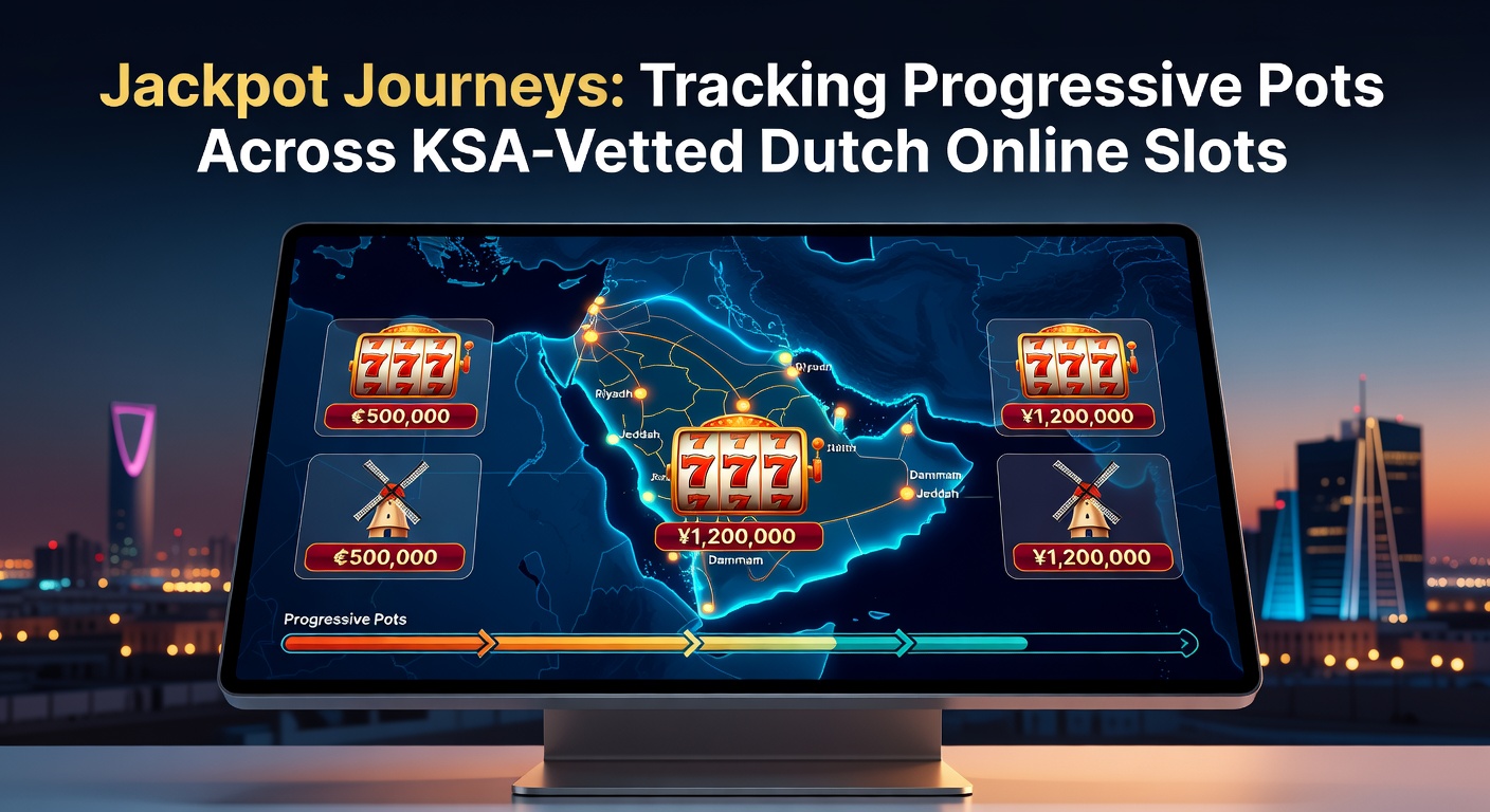 Grafiek die de groei van progressieve jackpots op KSA-goedgekeurde Nederlandse online slots weergeeft, met stijgende lijnen en recente pieken in maart 2026