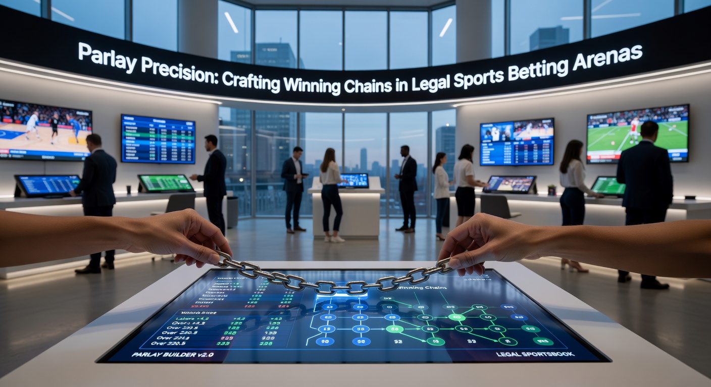 Voorbeeld van een succesvolle parlay-uitbetaling op een mobiel scherm met sporticonen en groeiende multipliers