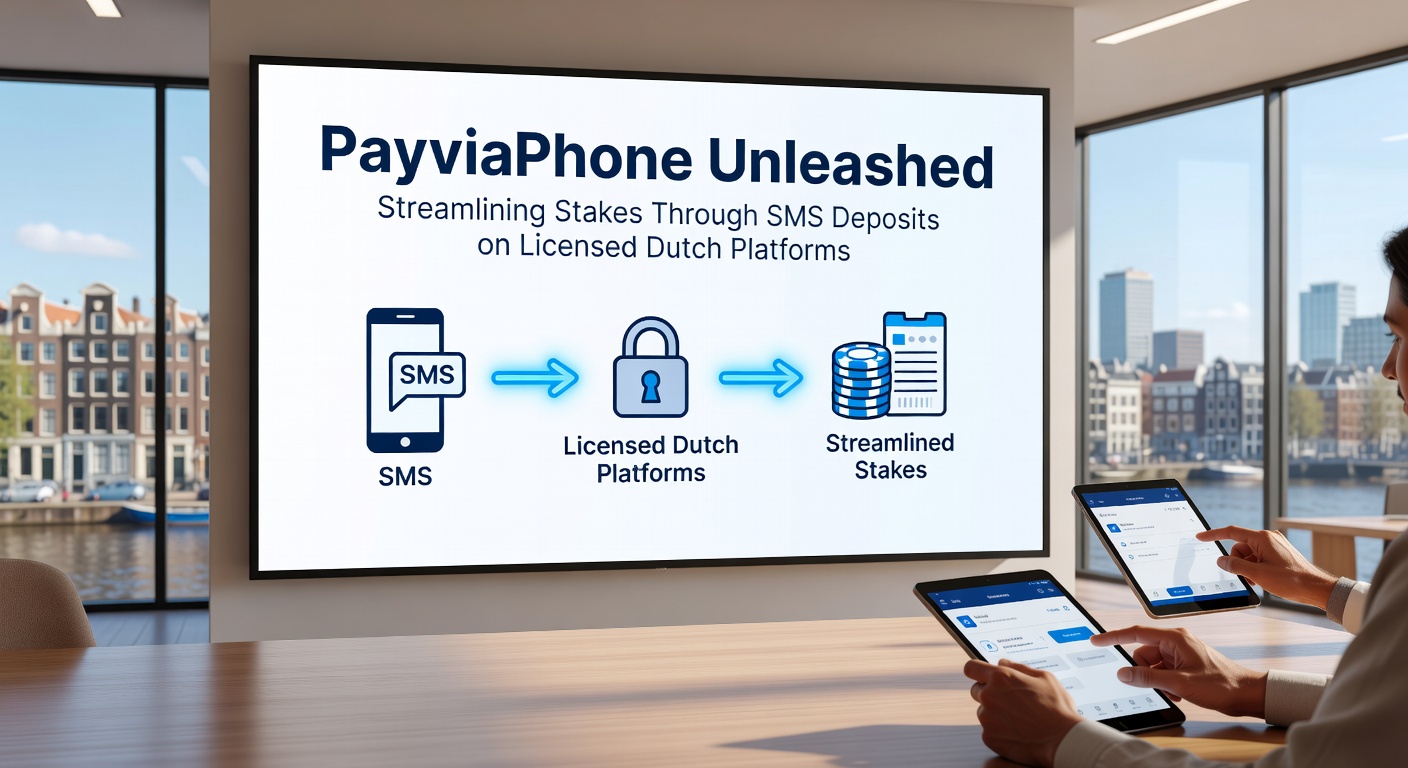 Smartphone met SMS-bericht voor snelle storting op een online gokplatform, illustrerend eenvoudige mobiele betalingen