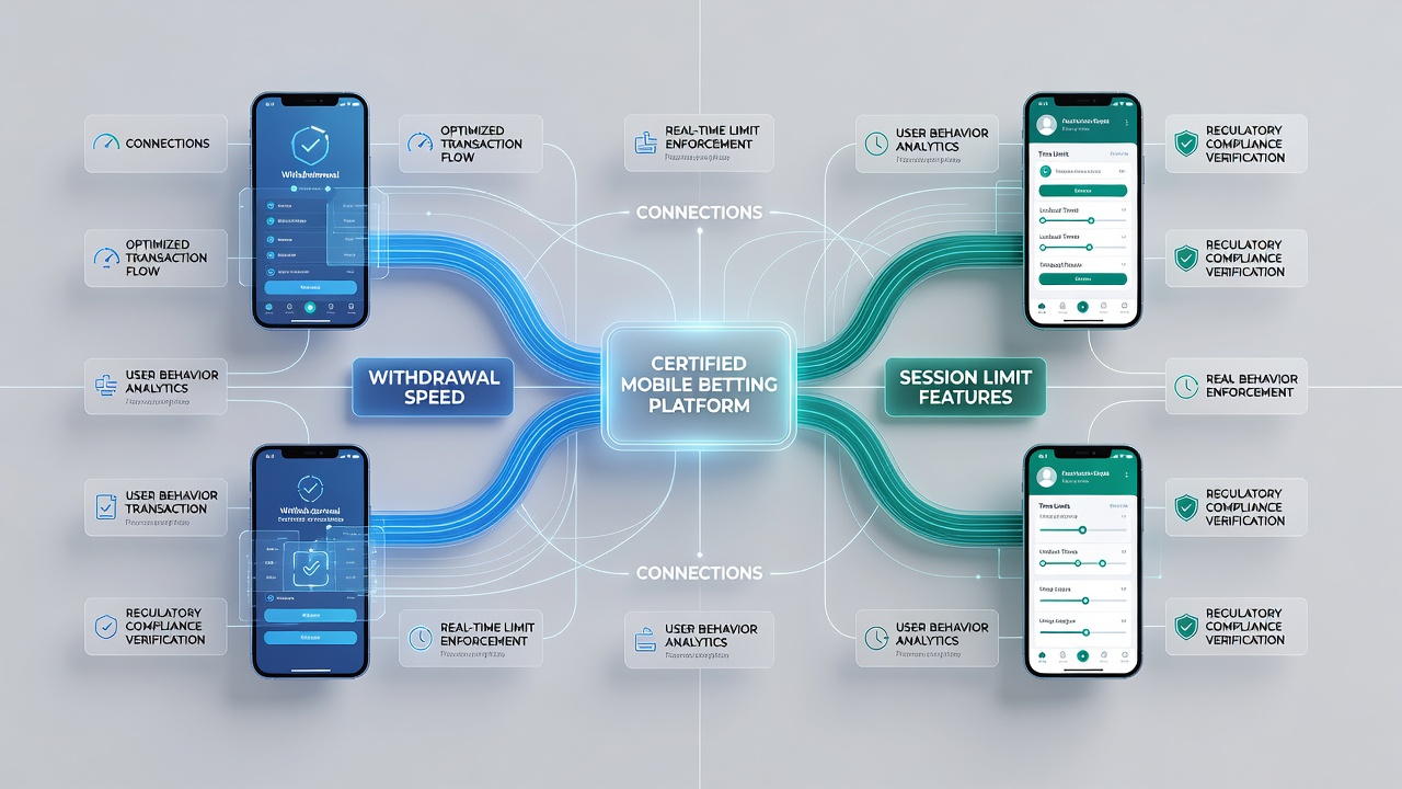 Grafiek die verbanden toont tussen sessieduur en opnametijden in mobiele gokapps